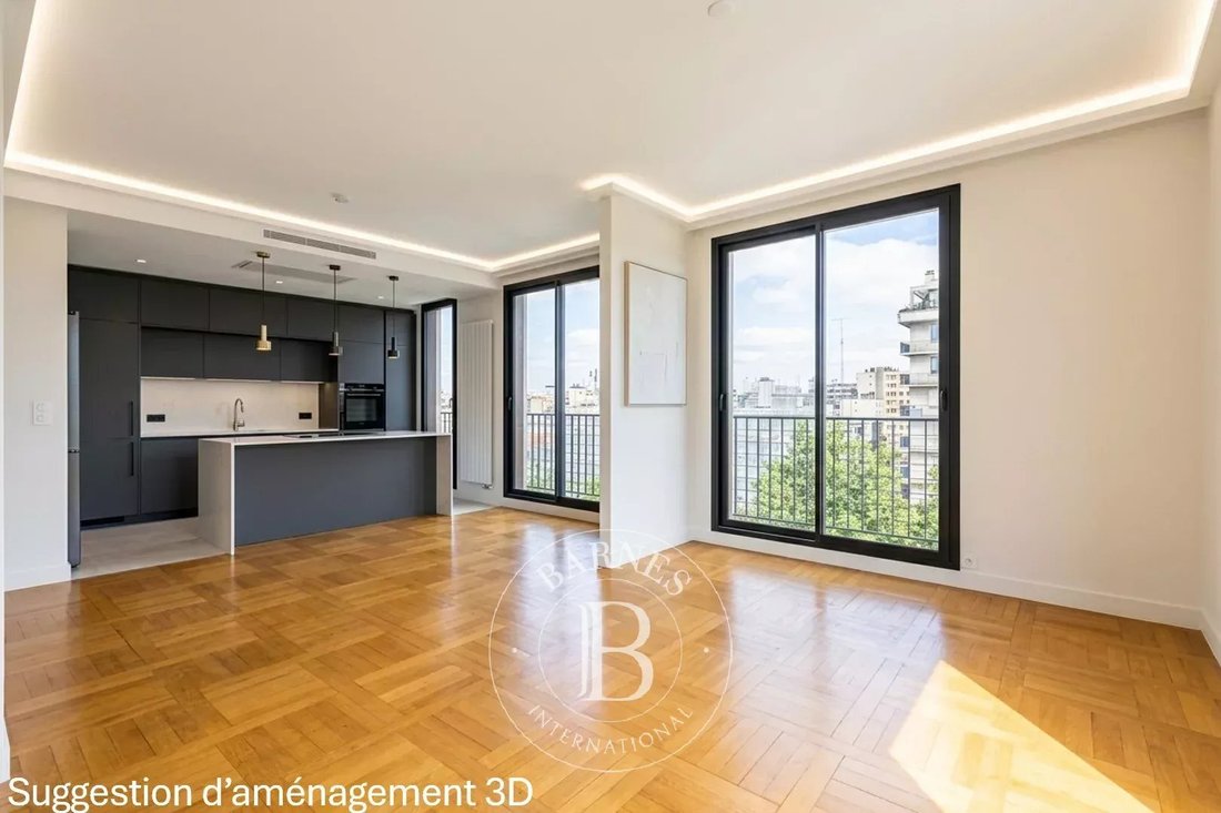 Wohnung in Auteuil Sud, Paris 16e Arrondissement, Paris 1 - 17902122