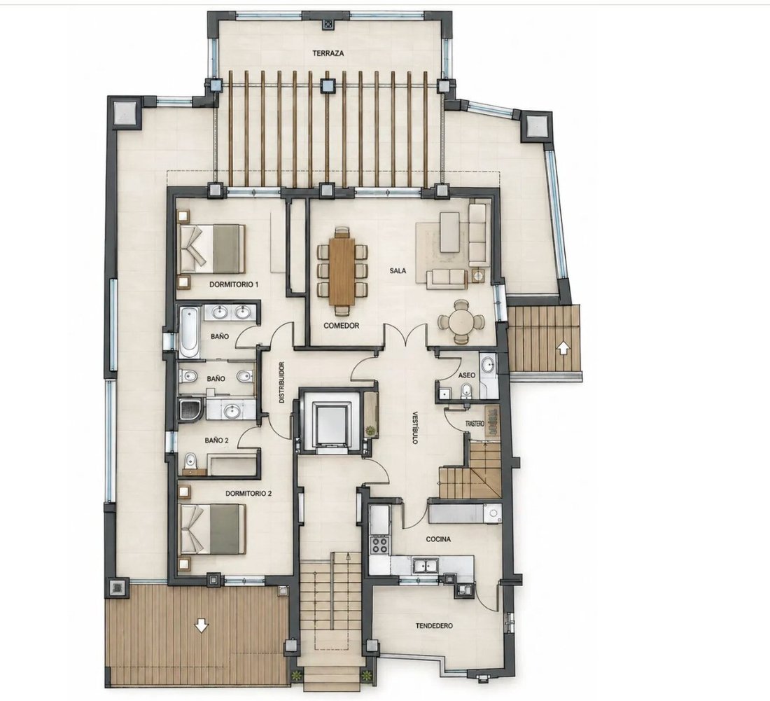 Penthouse en San Pedro Alcántara, Andalucía, España 5 - 18805658