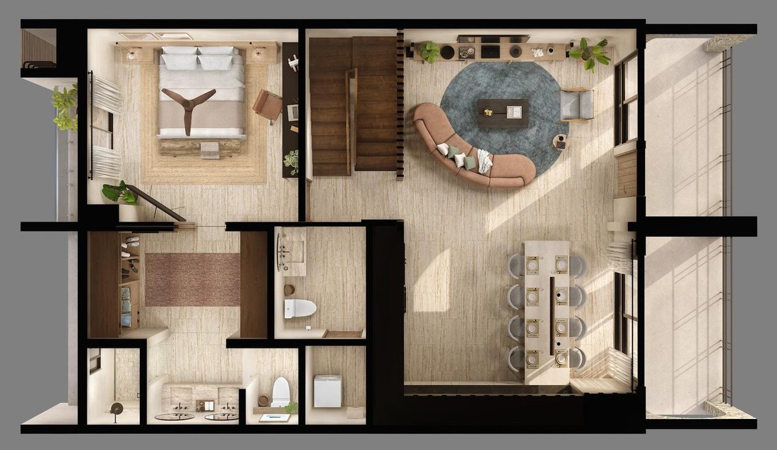 Apartamento en Playa del Carmen, Quintana Roo, México 2 - 18807520