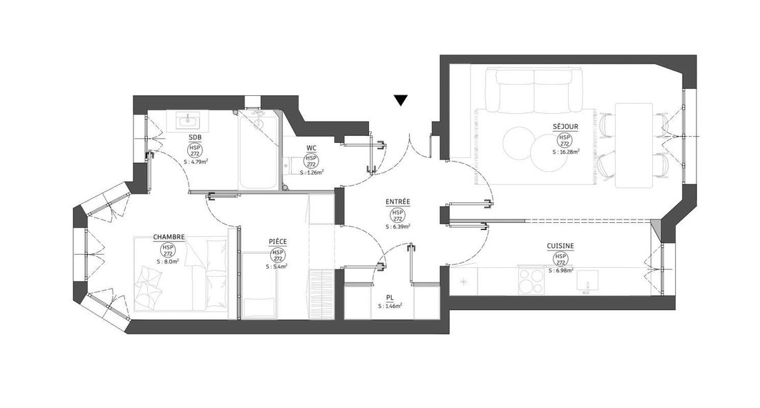 Apartment in Grandes Carrières-Clichy, Paris 18e Arrondissement, Paris 3 - 18808524