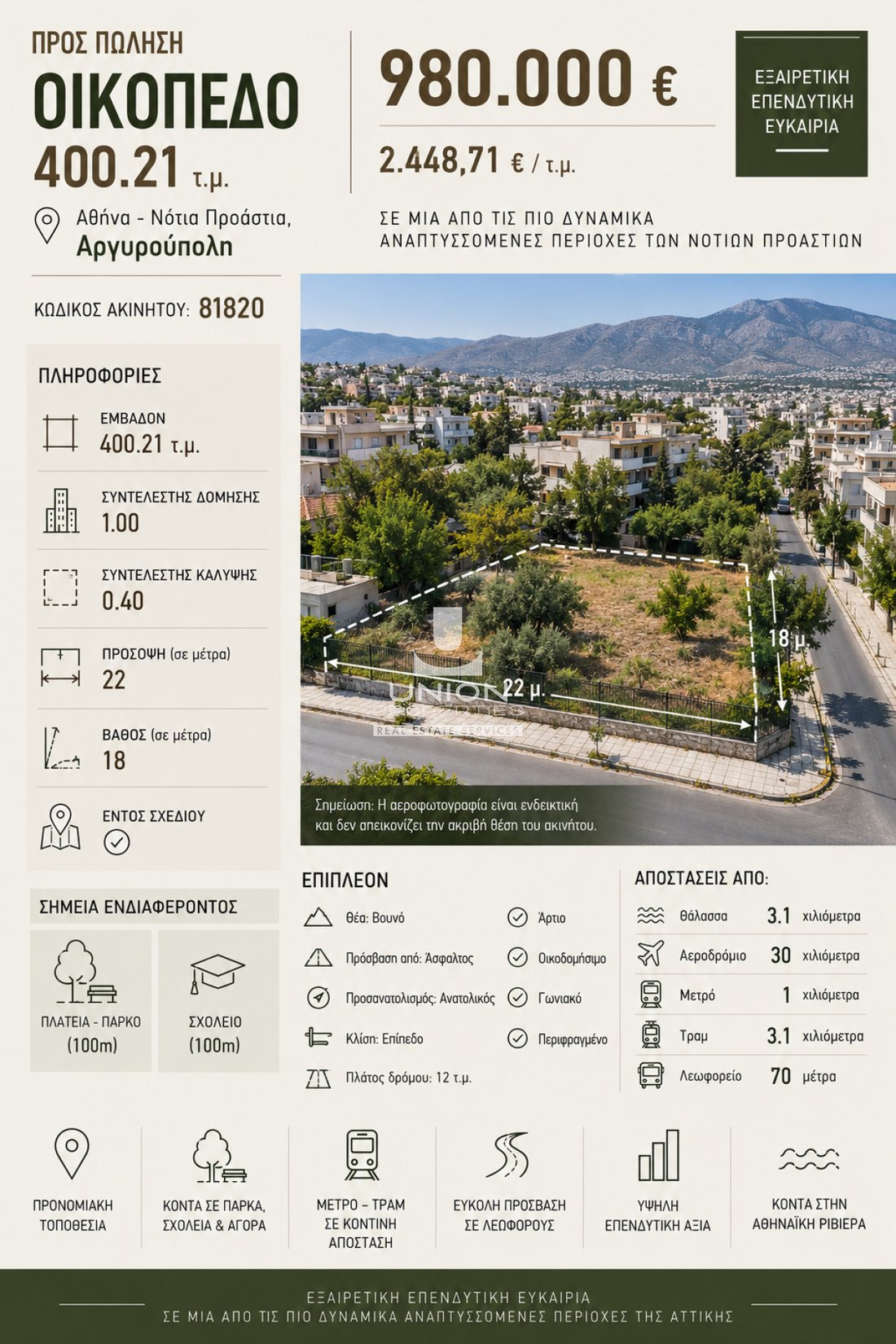 Land in Argyroupoli, Attica, Greece 1 - 14466241