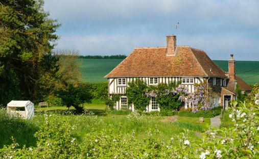 House in Rushmere, Throwley, England 1