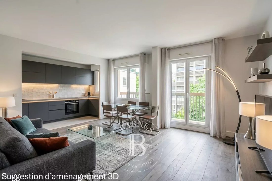 Appartamento a Auteuil Sud, Paris 16e Arrondissement, Parigi 1 - 17487577