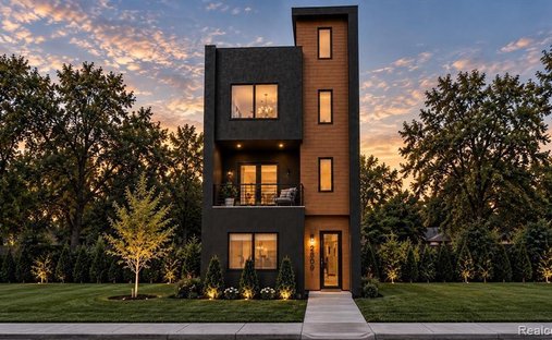 Maison de ville à Détroit, Michigan, États-Unis 1