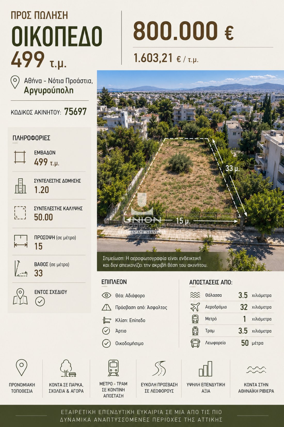 Land in Argyroupoli, Attica, Greece 1 - 14507716