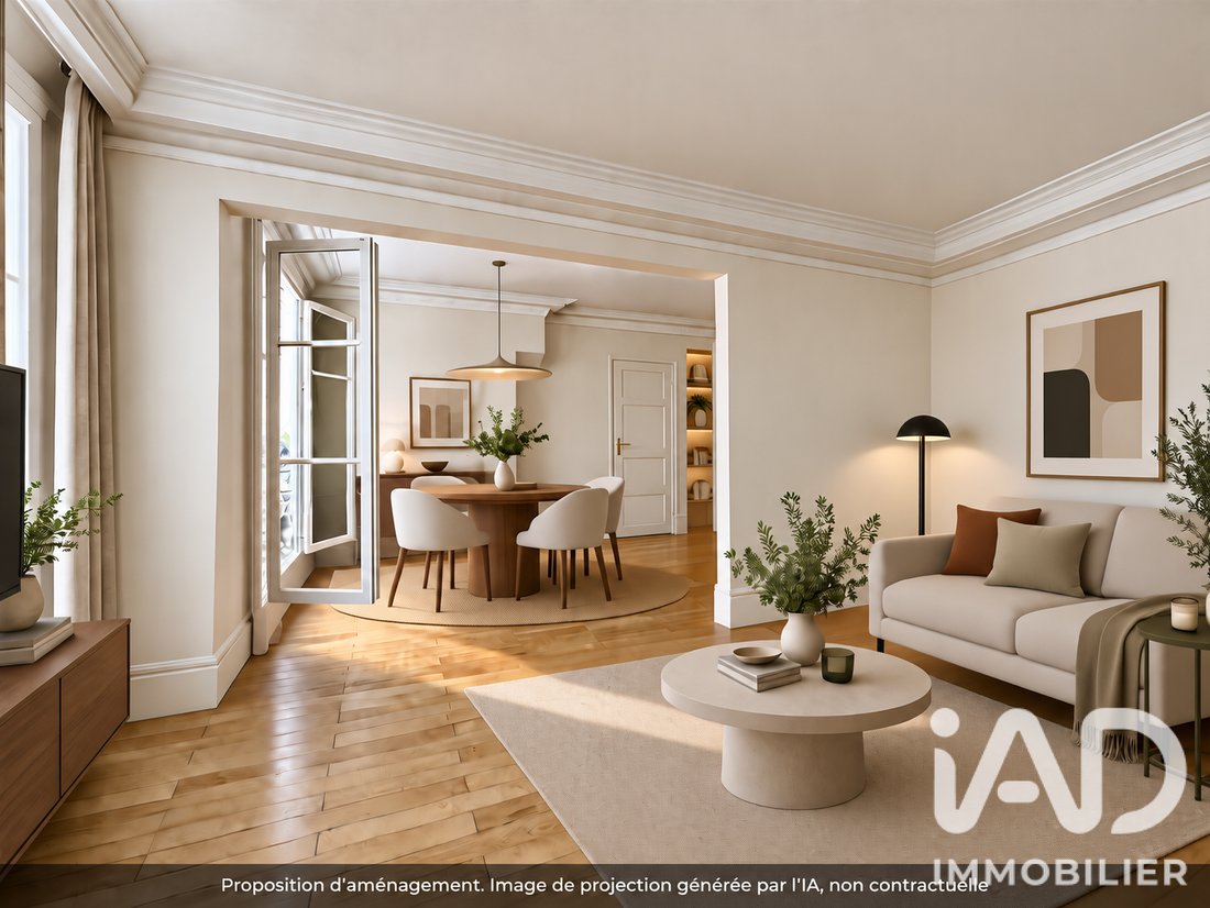 Appartement à Cambronne-Garibaldi, Paris 15e Arrondissement, Paris 1 - 18821643