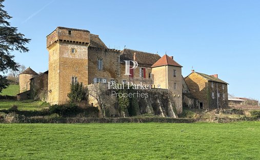 Castello a Saint-Andre-le-Désert, Borgogna-Franca Contea, Francia 1