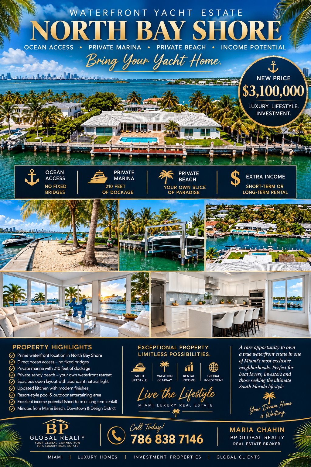 Casa a Miami Beach Nord, Florida, Stati Uniti 1 - 18822430