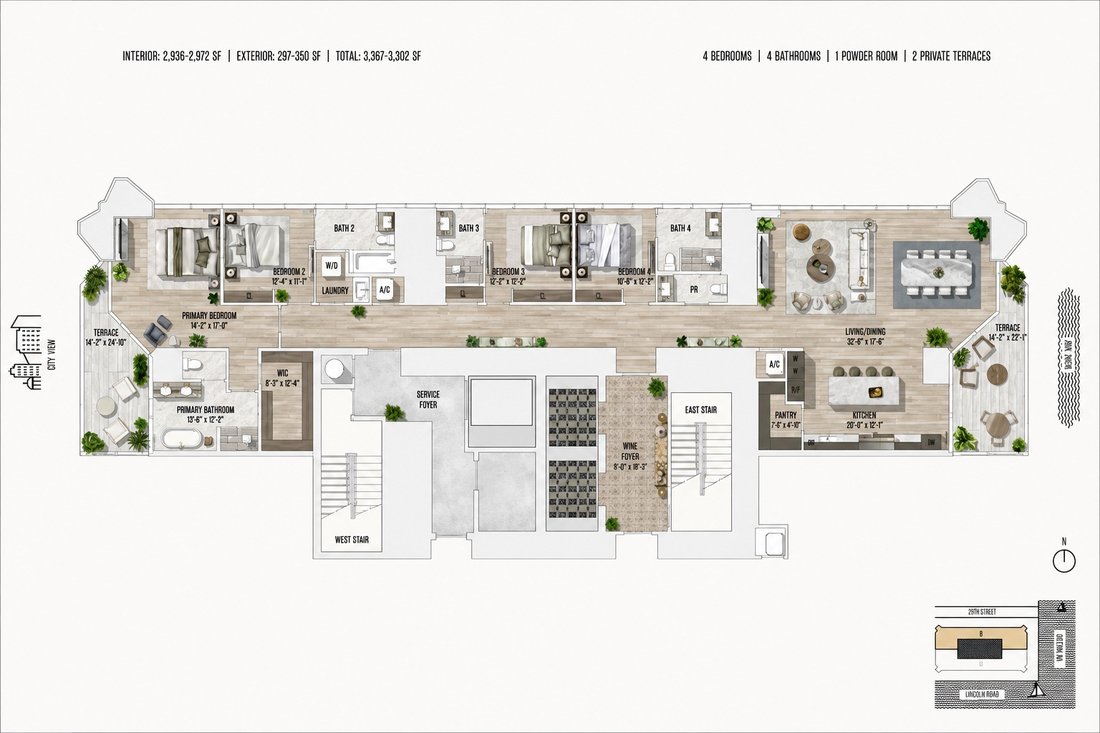 Condominio en Miami, Florida, Estados Unidos 2 - 18825241