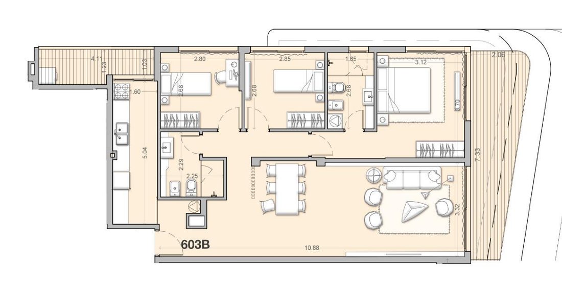 Apartamento en Ciudad de la Costa, Departamento de Canelones, Uruguay 3 - 18822476
