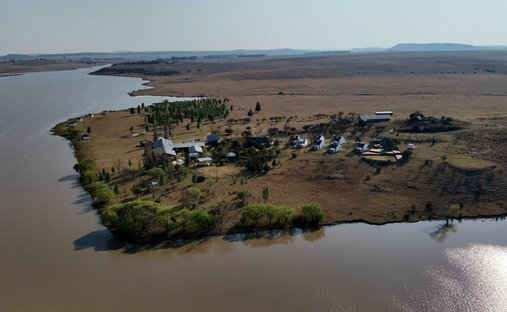 Corps de ferme en Municipalité locale de Mantsopa, État Libre, Afrique du Sud 1