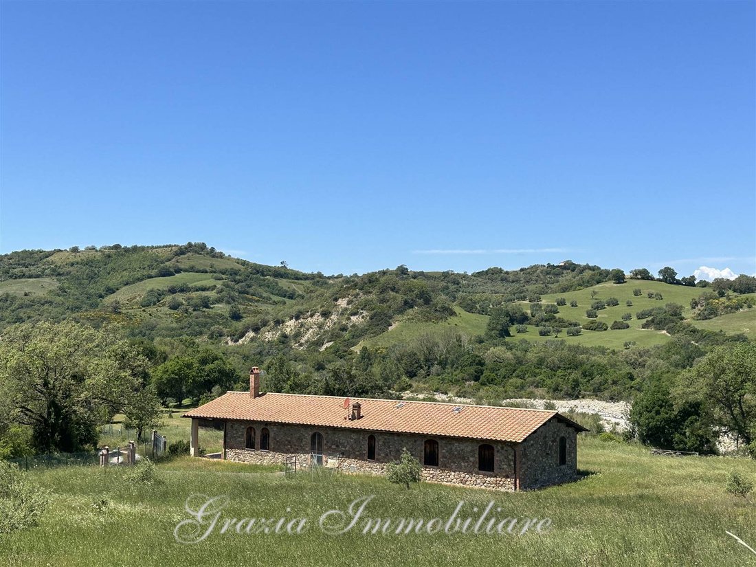 Landhaus in Roccastrada, Toskana, Italien 1 - 18821409