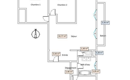 Apartamento en Côte d'Argent-Desvallieres-Gambetta, Ville-d'Avray, Francia 1
