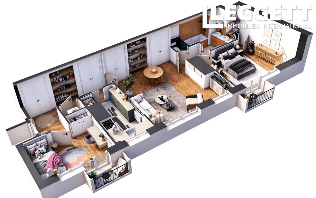 Apartamento en Bastilla-Popincourt, Paris 11e Arrondissement, París 1 - 18825210