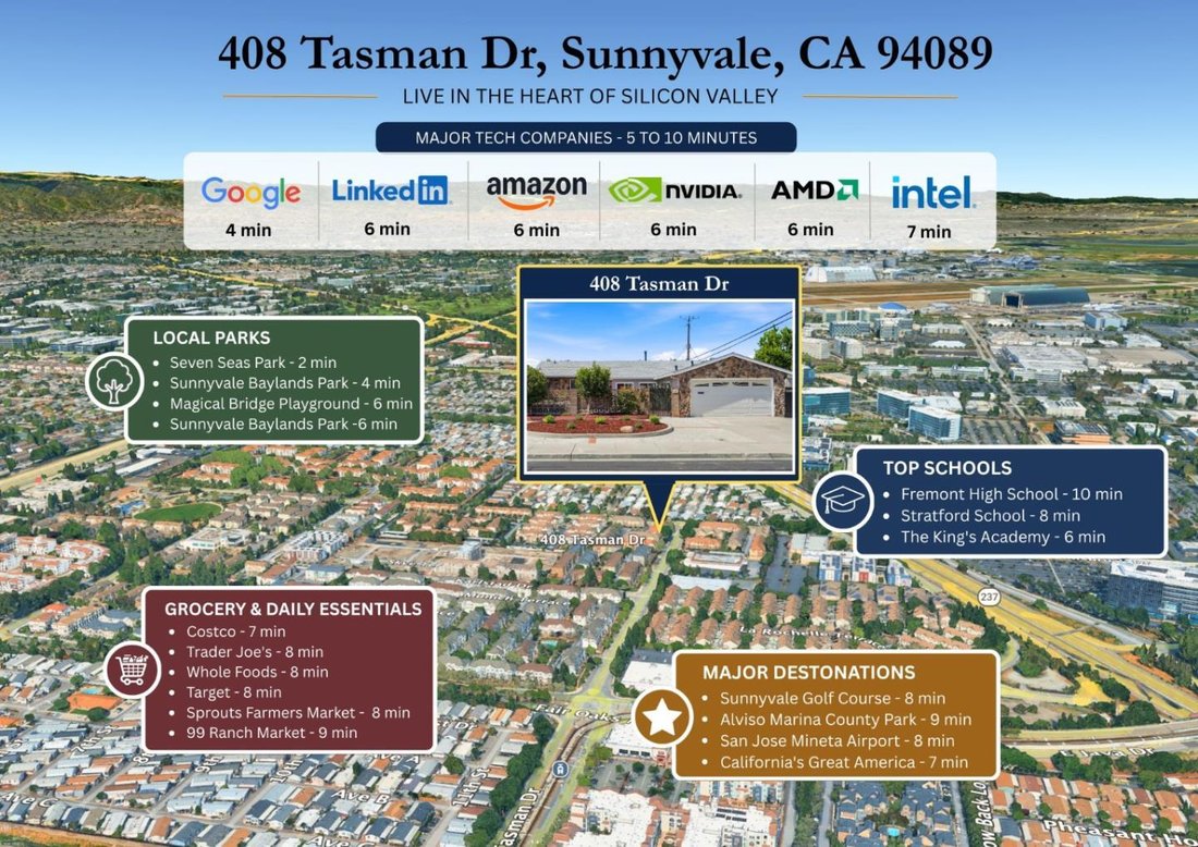 Maison de ville à Sunnyvale, Californie, États-Unis 2 - 18816691