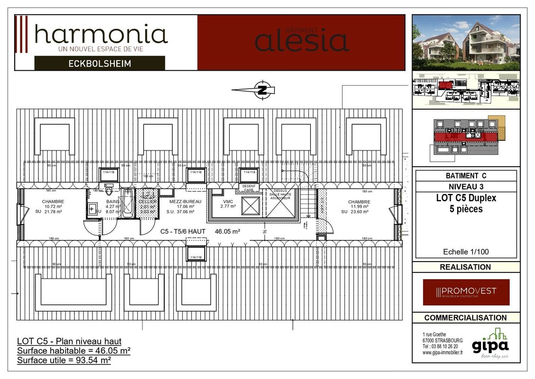 Apartment in Sud, Eckbolsheim, France 2 - 12843818