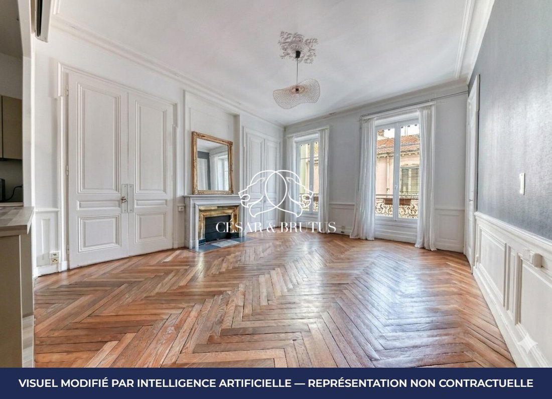 Wohnung in Tête d'Or-Foch-Vitton, Lyon 6e Arrondissement, Lyon 1 - 17995666