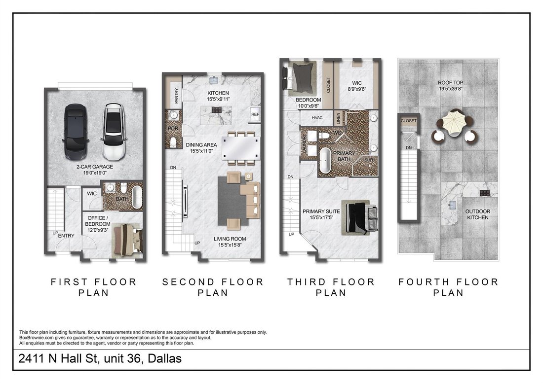 Appartement à Dallas, Texas, États-Unis 3 - 18839430