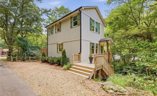 Maison à Blowing Rock, Caroline du Nord, États-Unis 1