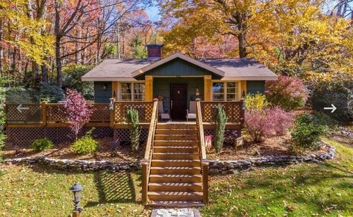 Maison à Blowing Rock, Caroline du Nord, États-Unis 1