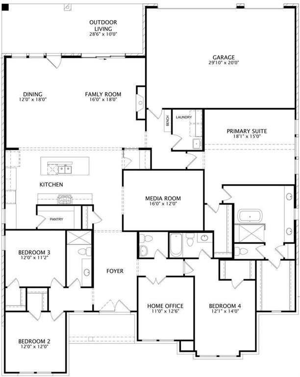 Maison à Denton, Texas, États-Unis 4 - 17473441