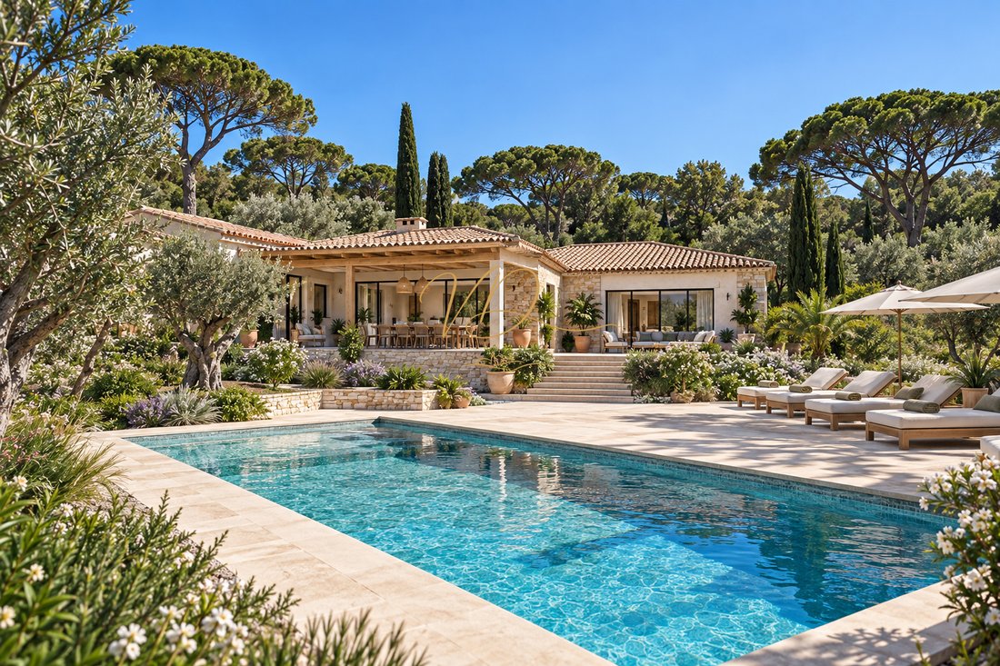 Schloss in La Croix-Valmer, Provence-Alpes-Côte d'Azur, Frankreich 3 - 18536013