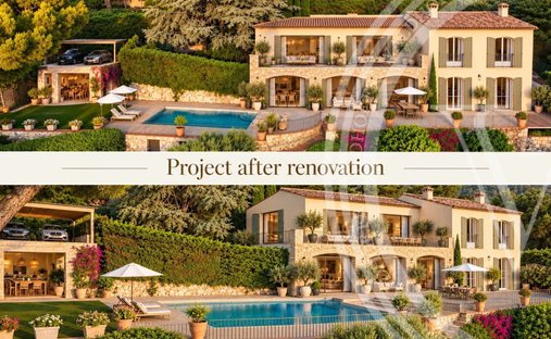 Villa in Village-Cros de Caste-Coupiere-Mont Gros, Roquebrune-Cap-Martin, France 1