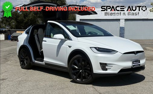 2021 Tesla Model X Long Range Plus Sport Utility 4D in Azusa, CA, United States 1