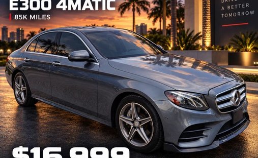 2017 Mercedes-Benz E-Class E 300 4MATIC Sedan 4D in Pompano beach, FL, United States 1