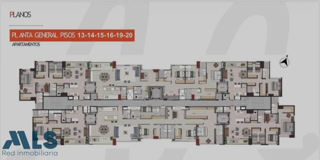 Apartment in Medellín, Antioquia, Colombia 5 - 18850026