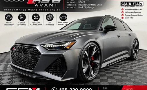2022 Audi RS 6 Avant Wagon 4D in Lynnwood, WA, United States 1