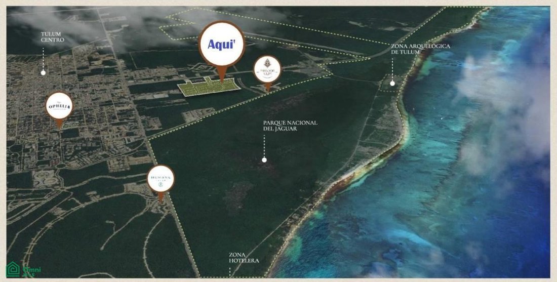 Land in Crucero de las Ruinas de Tulum, Quintana Roo, Mexico 1 - 17815097
