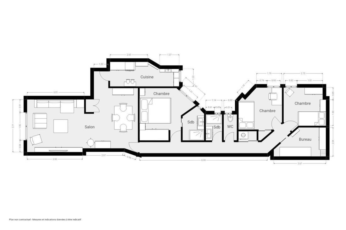 Wohnung in Dupleix-Motte Picquet, Paris 15e Arrondissement, Paris 3 - 18863084