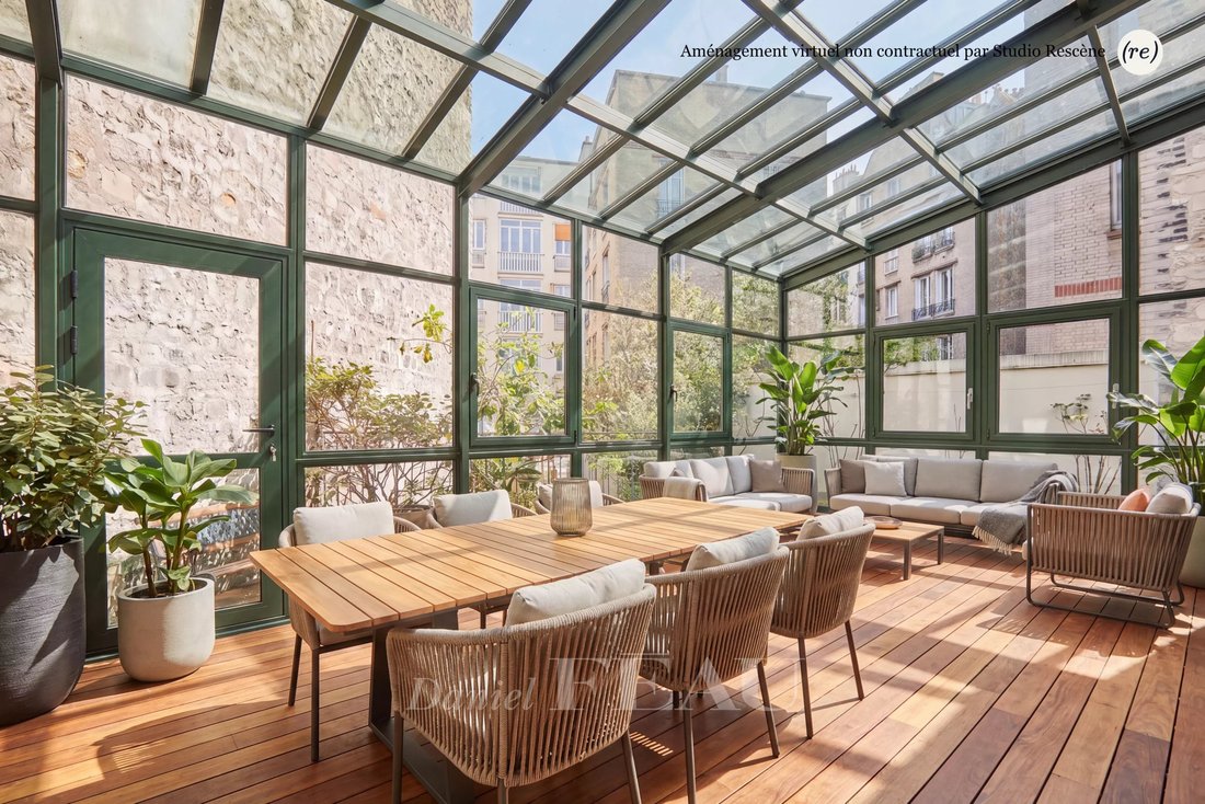 Townhouse en Auteuil Sud, Paris 16e Arrondissement, París 2 - 16929973