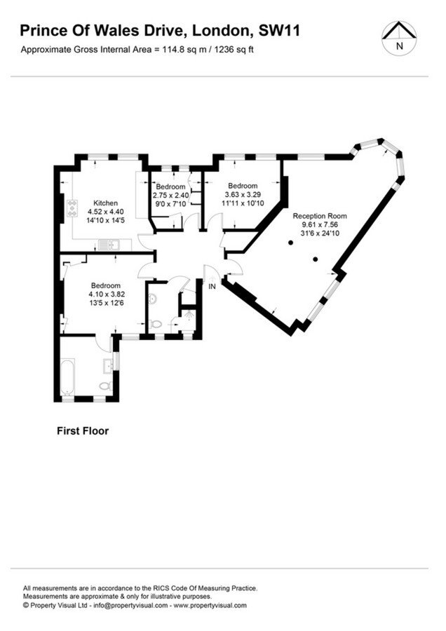 Apartment in Battersea, Wandsworth (Greater London), England 1 - 18536228