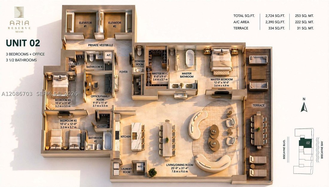 Condominio a Miami, Florida, Stati Uniti 2 - 18866427