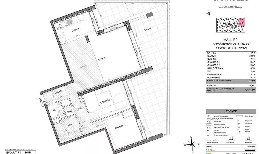 Wohnung in Cabbe-Saint Roman, Roquebrune-Cap-Martin, Frankreich 1 - 18863460