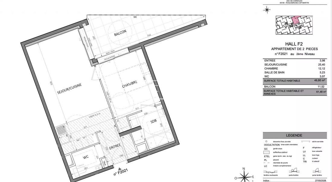 Wohnung in Cabbe-Saint Roman, Roquebrune-Cap-Martin, Frankreich 1 - 18863456