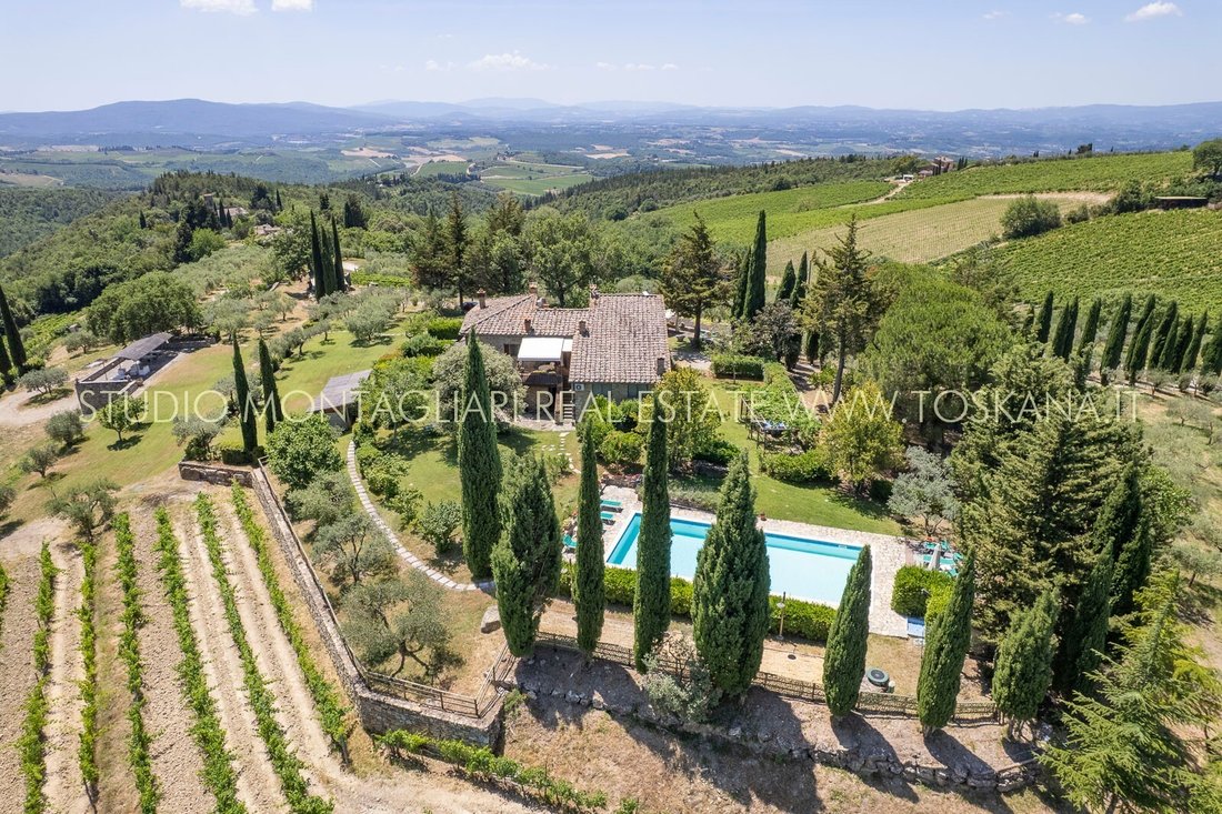 Farm Ranch in Castellina in Chianti, Tuscany, Italy 2 - 17548205
