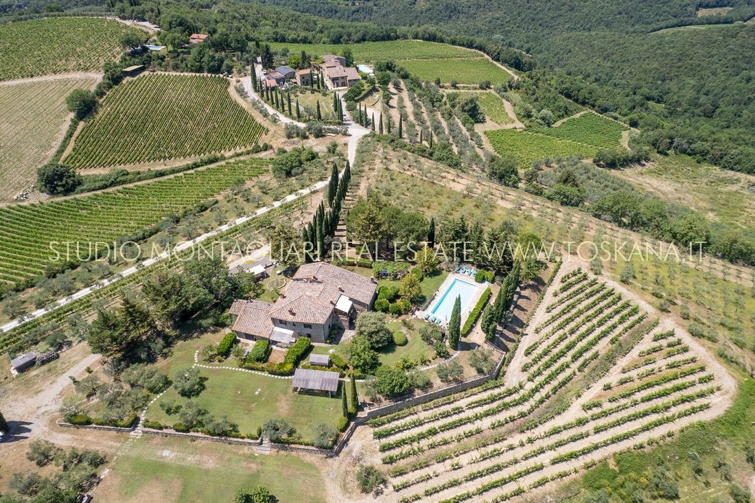 Farm Ranch in Castellina in Chianti, Tuscany, Italy 1 - 17548205