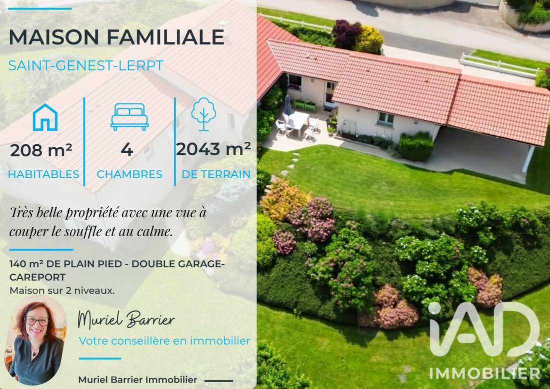 House in Saint-Genest-Lerpt, Auvergne-Rhône-Alpes, France 1 - 17959458