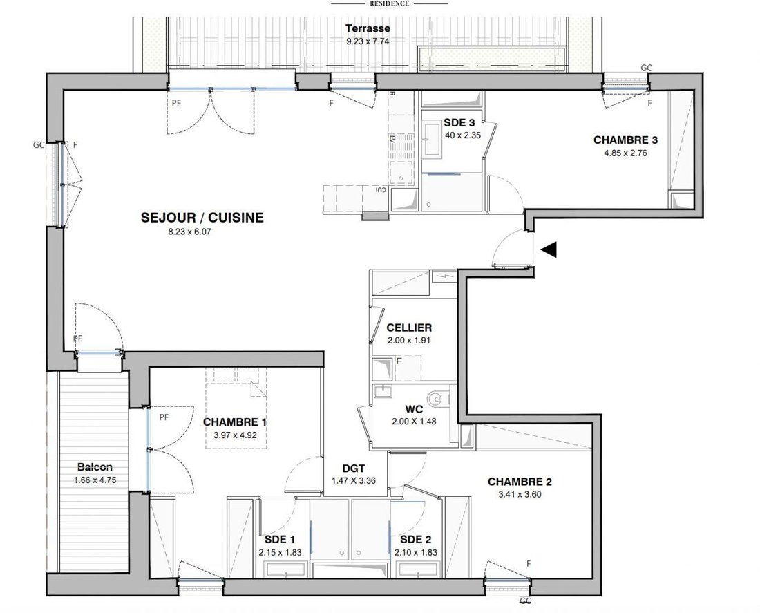 Apartment in Port Marianne, Montpellier, France 5 - 18871999