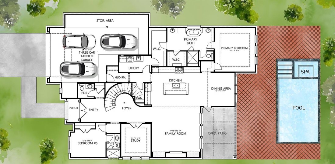Maison à Houston, Texas, États-Unis 3 - 18834056