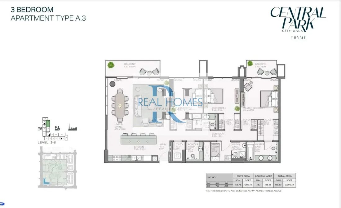 Apartamento en City Walk, Dubái, Emiratos Árabes Unidos 5 - 18872004