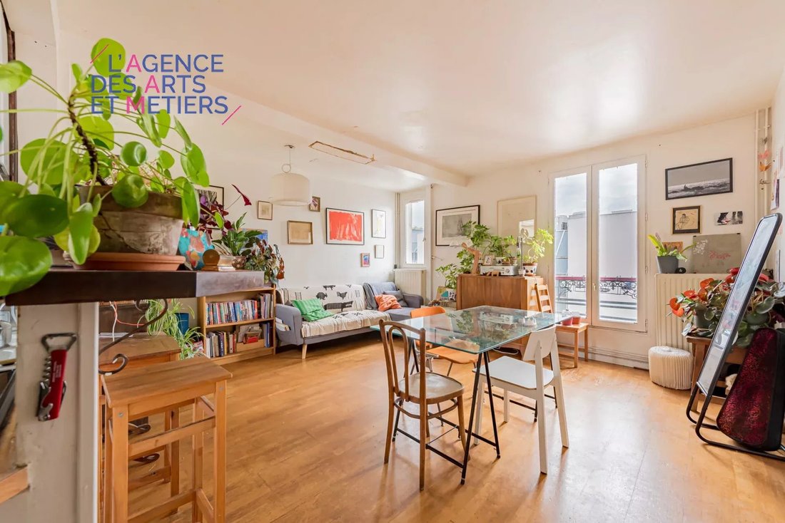 Appartement à Belleville-Saint Maur, Paris 11e Arrondissement, Paris 1 - 18874969