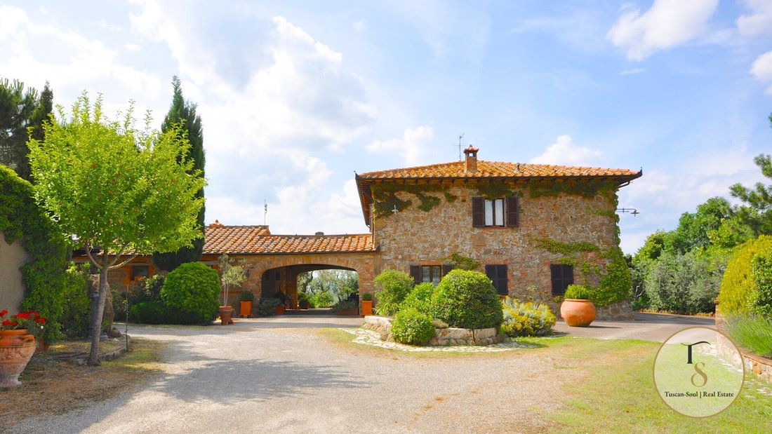 Maisons de campagne à Pienza, Toscane, Italie 1 - 18872404