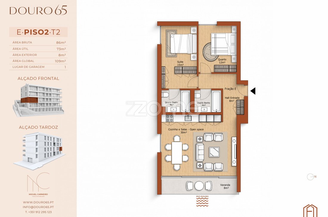 Apartment in Oliveira do Douro, Porto District, Portugal 5 - 18875189
