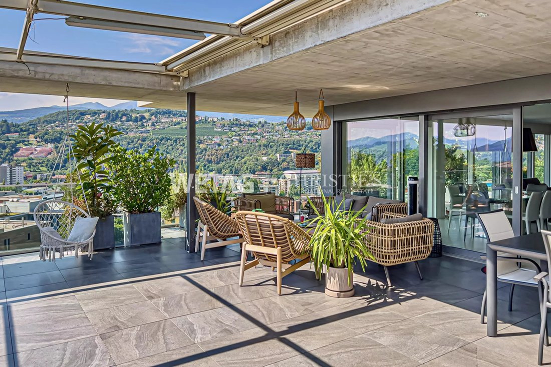 Penthouse in Lugano, Ticino, Switzerland 1 - 13214731