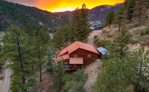Maison à Red River, Nouveau-Mexique, États-Unis 1