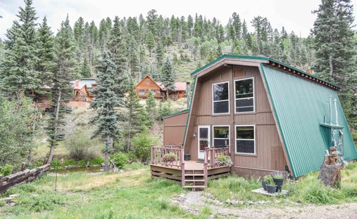 Maison à Red River, Nouveau-Mexique, États-Unis 1